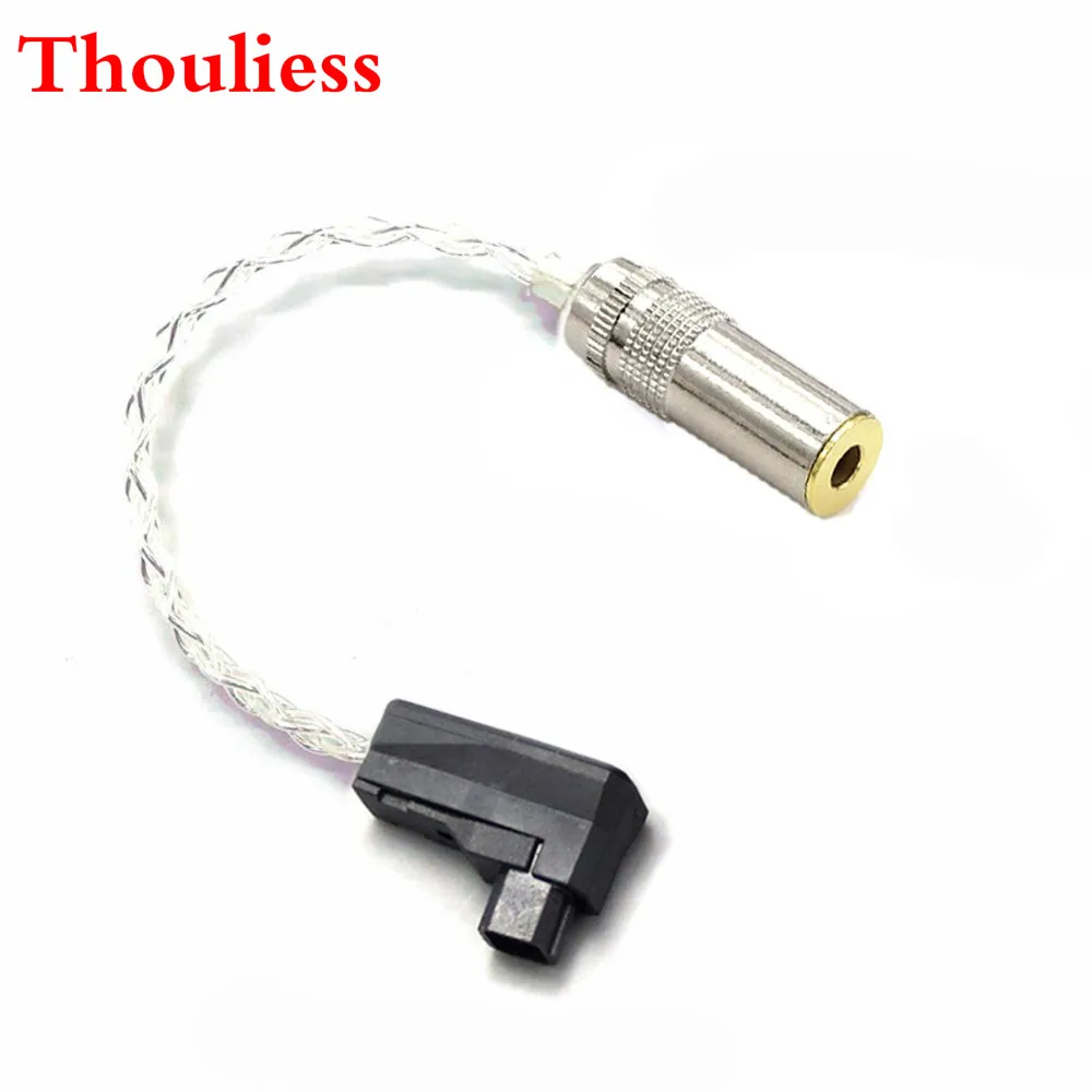 Thouliess 4Cores Silver Plated 4pin RSA/ALO Balanced Male to 4.4mm Balanced Female Audio Adapter Cable For SR71 SR71B RXMK3 SOLO