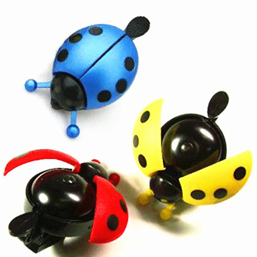 

New Kawaii Cute Animal Ladybug Shape Bike Bicycle Bell Lovely Waterproof Bike Handlebar Ring Cycling Bell Bicycle Accessories