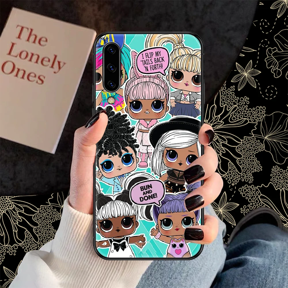 

doll cute Lol Pretty girl Phone case For Samsung Galaxy A 3 5 7 8 10 20 21 30 40 50 51 70 71 E S 2016 2018 4G black art funda