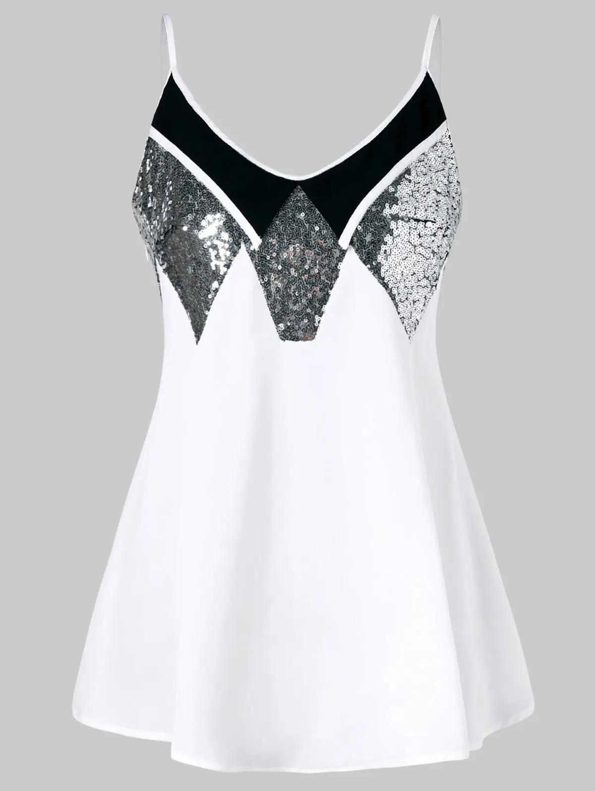 

New summer products in 2018: Pearl Sequin solid color suspender skirt, amazon.com, eBay, hot sale 9532*