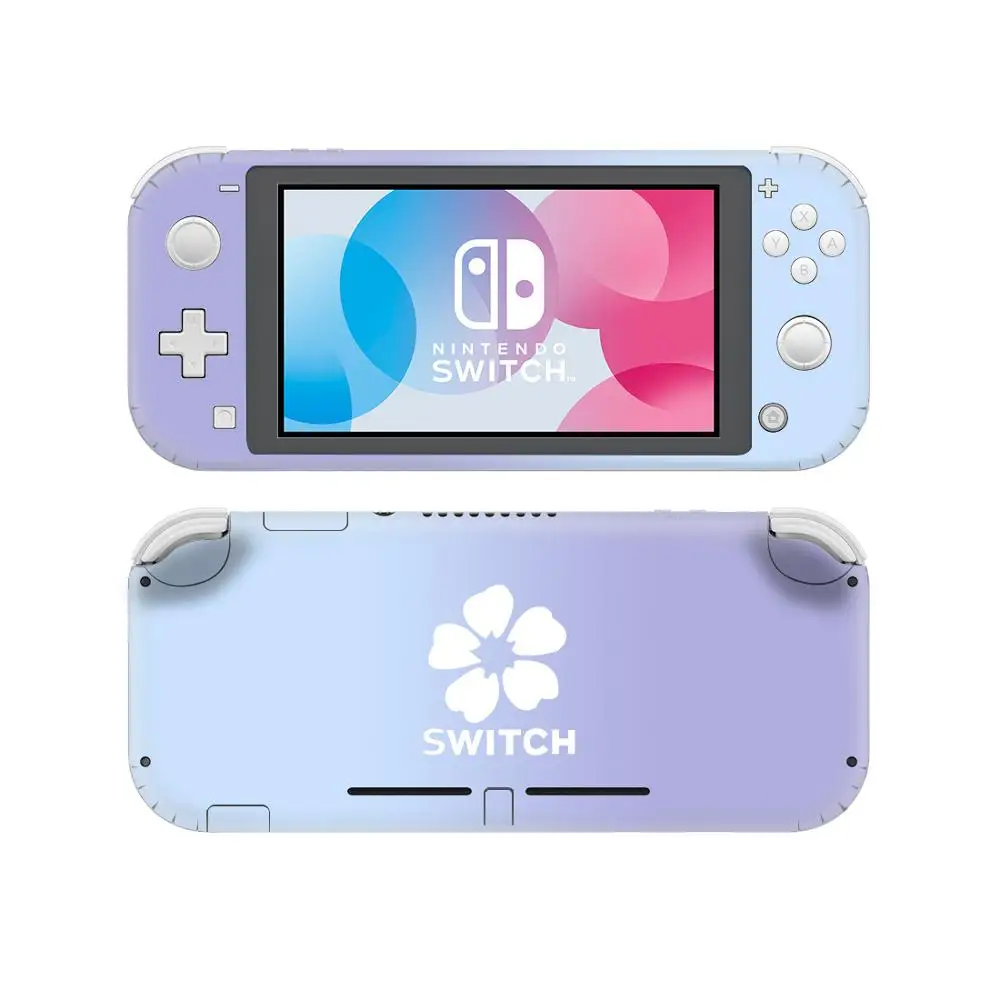 Чистый фиолетовый цветок Nintendo Switch наклейка на кожу Наклейка Обложка для Lite