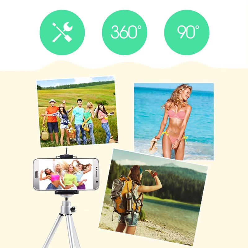 Портативный мини штатив Трипод с гибкими мобильный телефон монопод селфи Палка