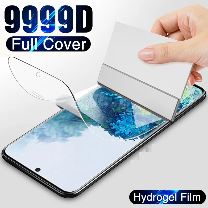 

9H Hydrogel Film on For Samsung Galaxy A5 A7 A9 J2 J8 2018 A6 A8 J4 J6 Plus 2018 Screen Protector Film Case