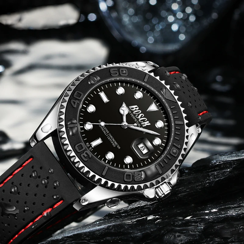 Мужские спортивные часы модные кварцевые наручные синие водонепроницаемые