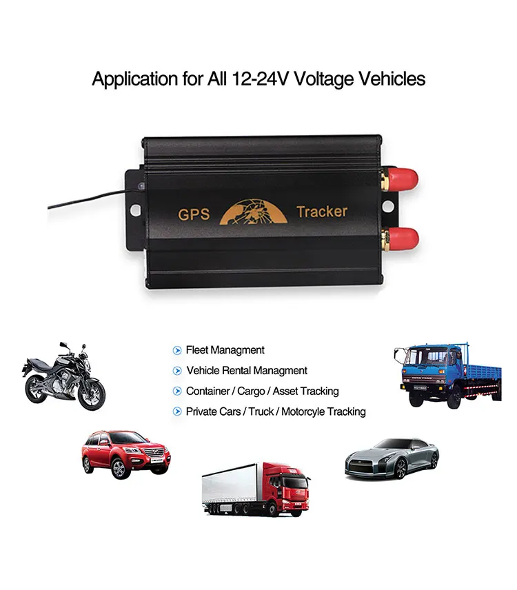 Gps 103B GSM/GPRS/gps Авто Автомобиль TK103B Автомобильный gps трекер отслеживающее устройство с дистанционным управлением Противоугонная Автомобильная сигнализация