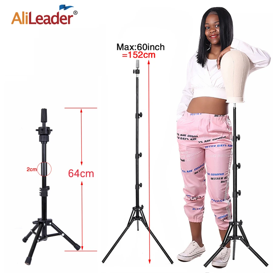 

Wig Stand Tripod Holder For Cosmetology Manequin Head Adjustable Hairdressing Mannequin Head Stand Clamp Tripod Stand Wig Tools