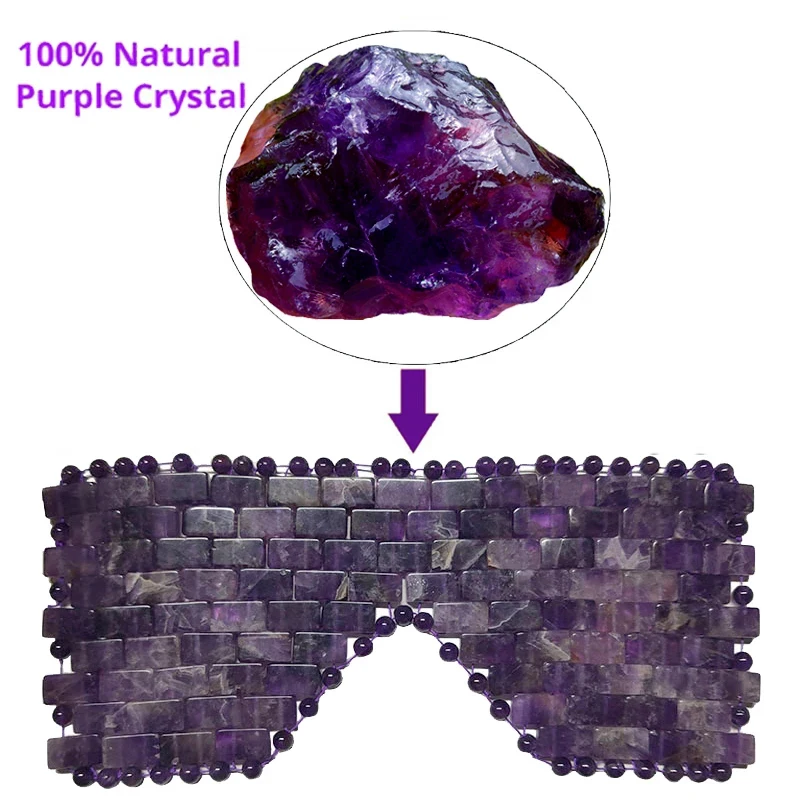 Натуральный Аметист Джейд глаз маска для лица ролик гуаша каменная доска из