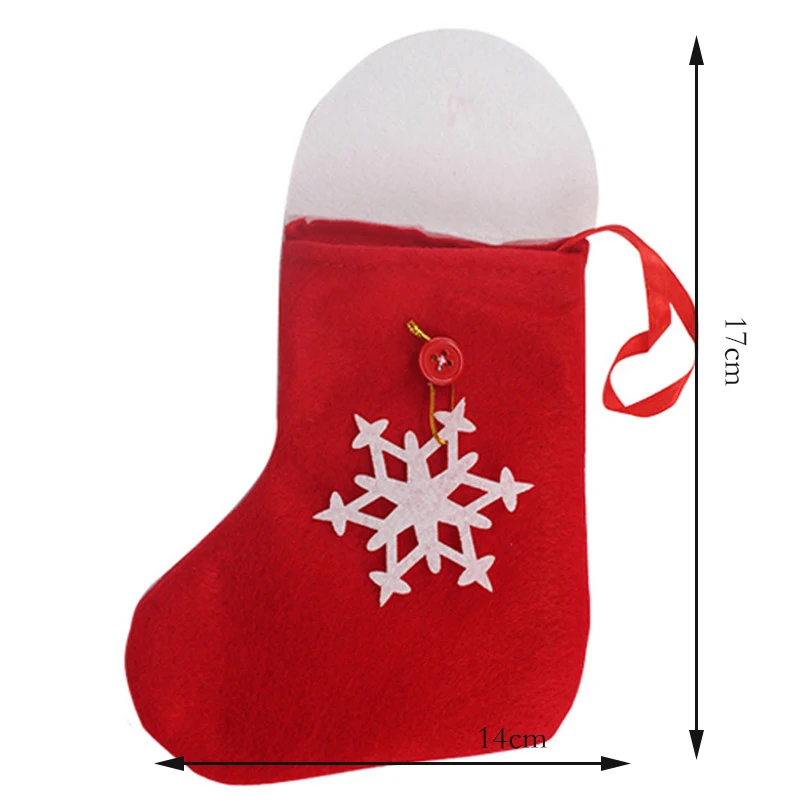 6 шт. рождественские конфеты белого цвета с принтом снежинок Подарки на Рождество