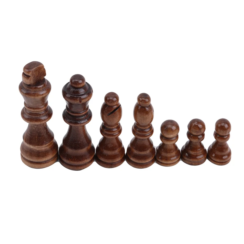 

2021 New Arrival Wooden Chess Pieces Hot Sale 55-91mm Height Entertainment Games 32pc/set