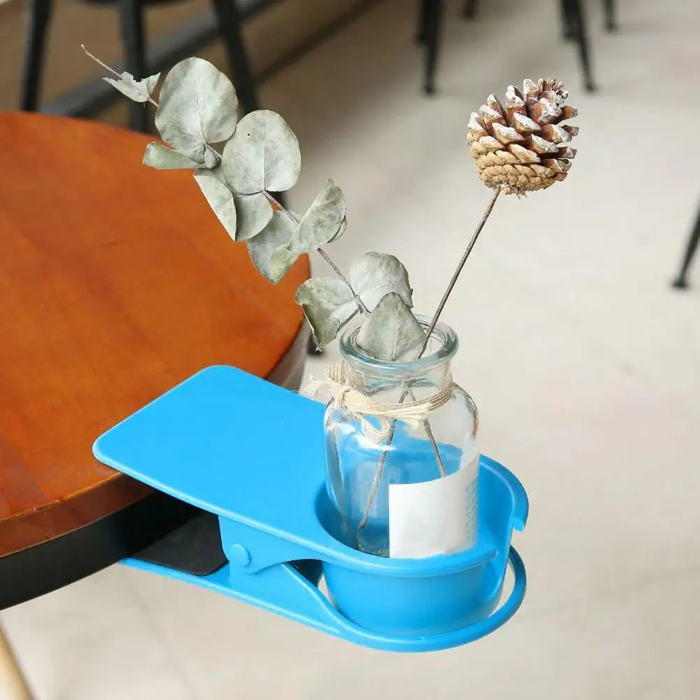 

Drink Cup Holder Convenient Space-saving Creative Design Thickened Table Side Water Cup Holder for Home