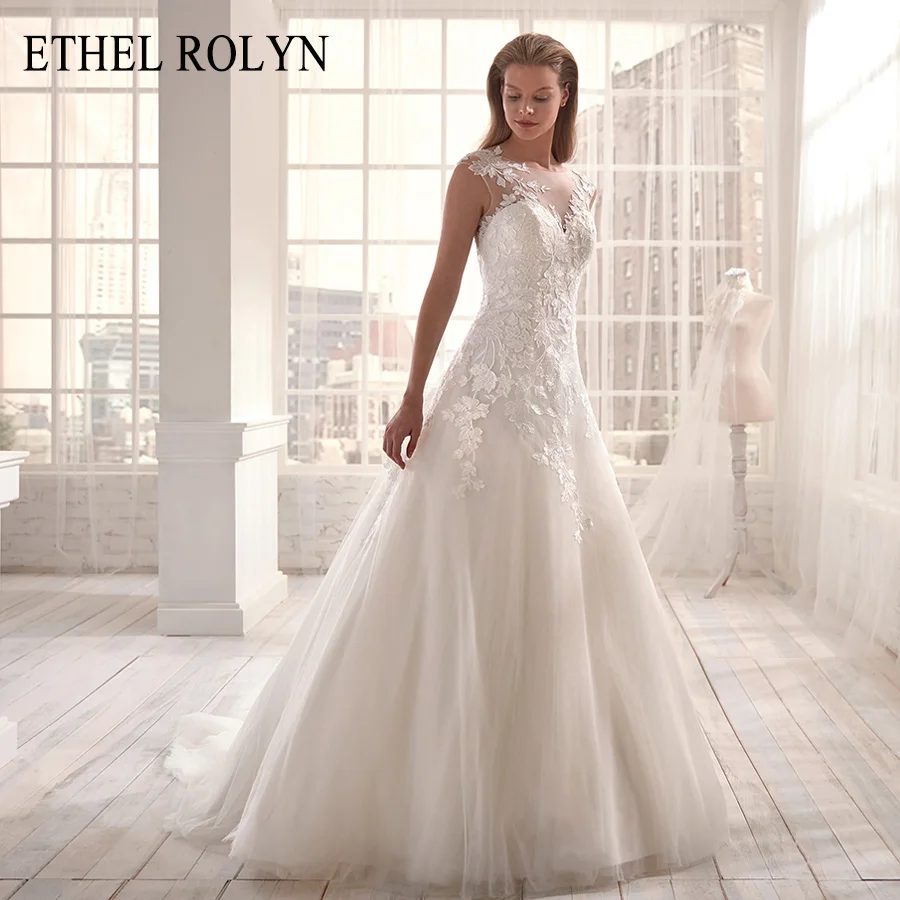 Этель Ролин модное винтажное свадебное платье 2022 романтические кружевные