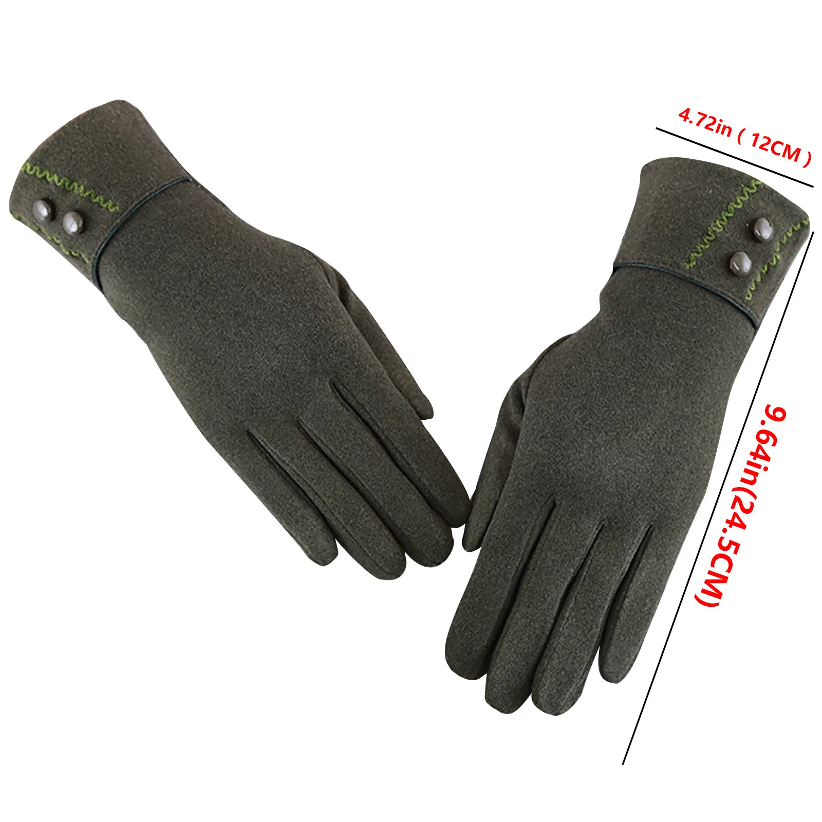 

Women Gloves Winter Warm Wrist Mittens Touch Screen 2021 Female Full Finger Gloves Ladies Winter Outdoor Sport Driving Mittens