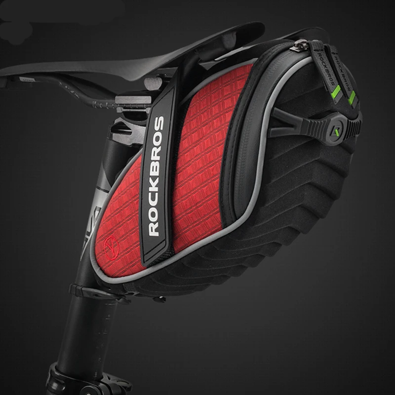 ROCKBROS Водонепроницаемый велосипед седельная сумка 3D оболочка светоотражающий