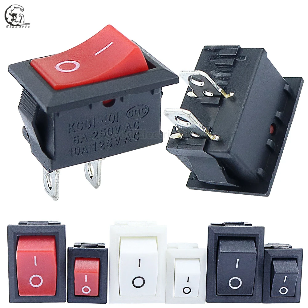 KCD11-101 3 а/6 А 250 В 6 А/10 125 10*15 мм 21*15 SPST 2PIN переключатель для лодки G130 приборной панели
