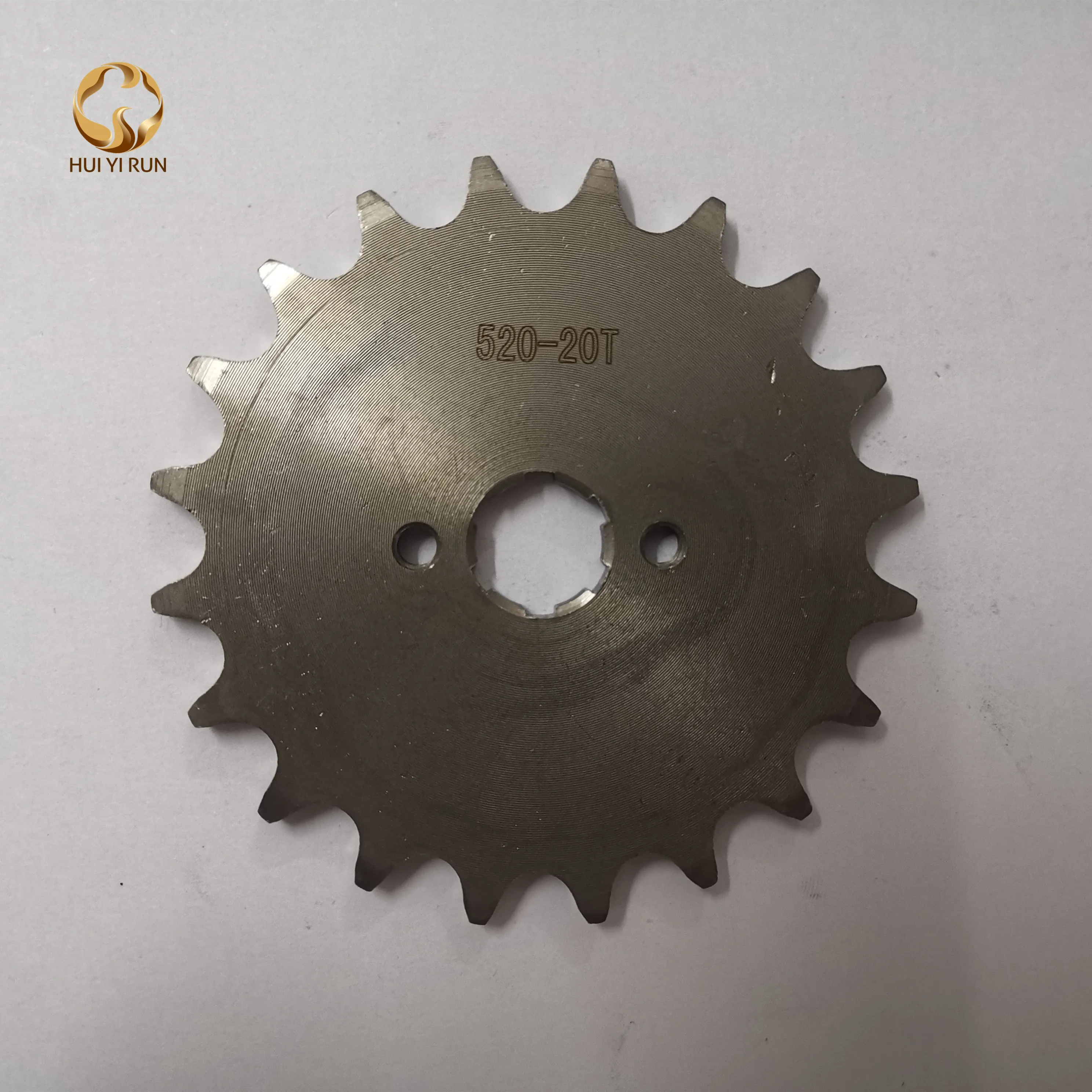 Звездочка переднего двигателя 520 #19 зубцов 20 мм для 520 цепей с пластинчатым шкафчиком мотоцикла грязи велосипеда питбайка ATV Quad частей