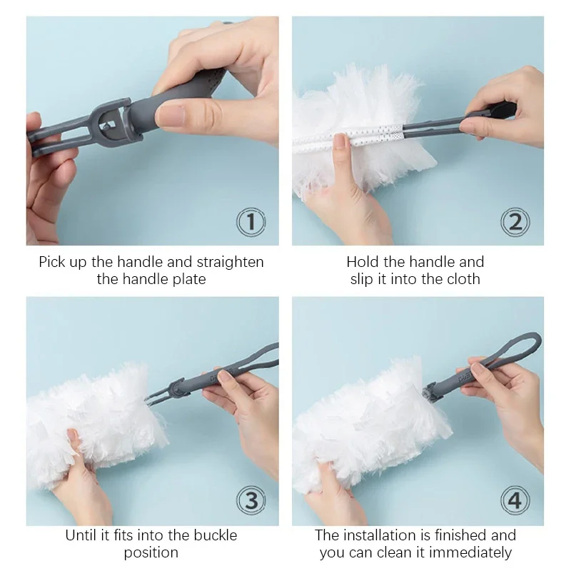 

Duster Disposable Electrostatic Absorbent Fiber Duster Household Cleaning Adsorption Duster Fiber Duster