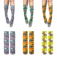 hot selling punk trend cotton socks for men women fashion casual spring and autumn street socks funny girl middle tube socks sox