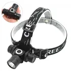 Налобный фонарь, светодиодный, 2000 люмен, XM-L2, 2 режима, водонепроницаемый, 18650