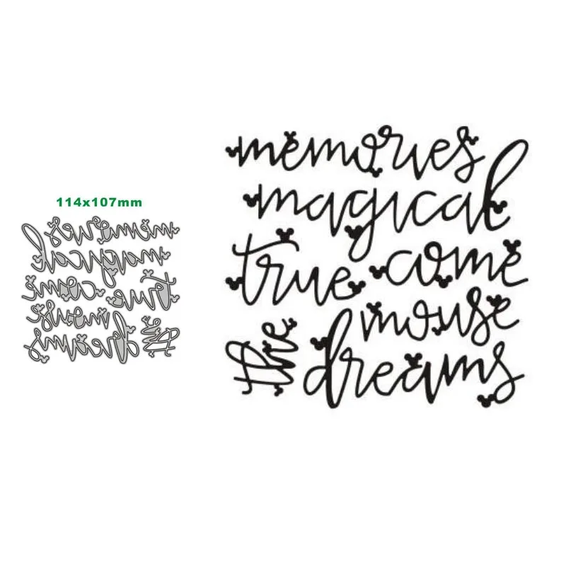 

Металлические Вырубные штампы, волшебные слова, фотообои «сделай сам», бумажные карты, тиснение, Декор, ремесло