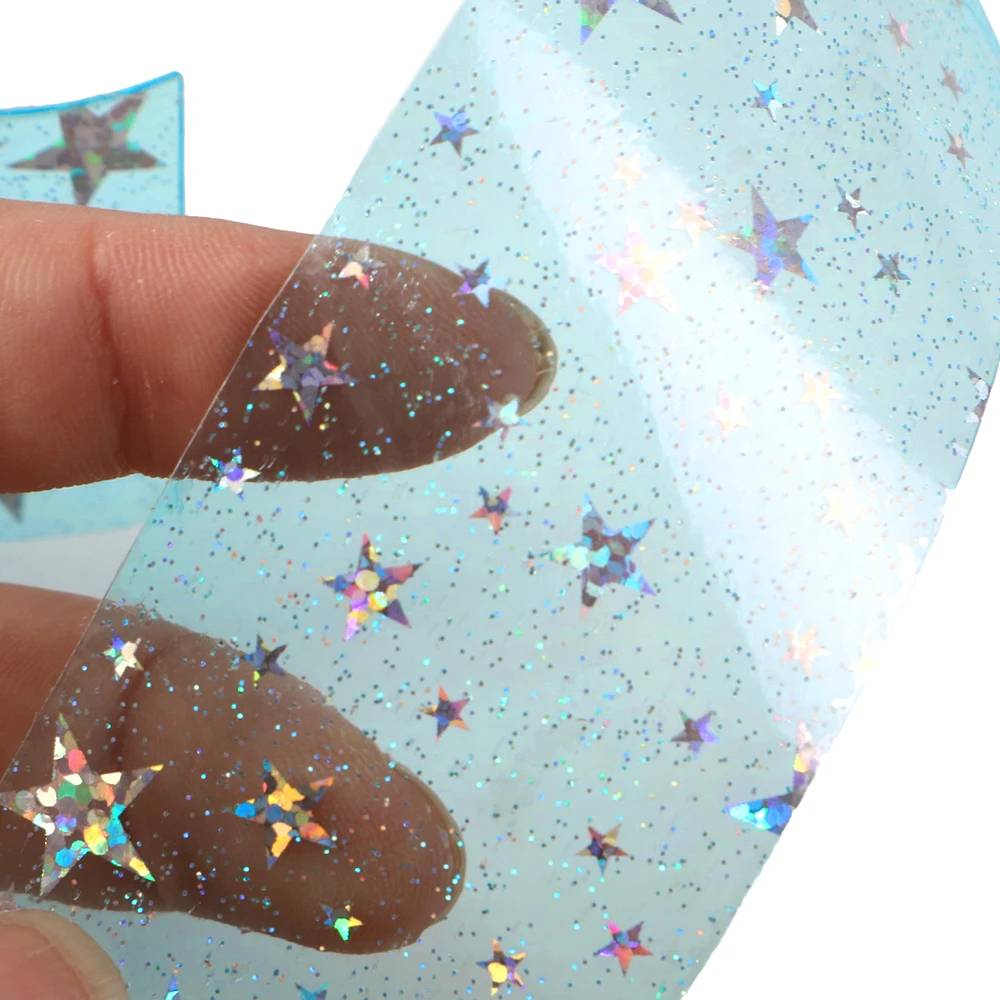 Новинка 38 мм 5 ярдов/партия прозрачная блестящая железная кожаная лента со