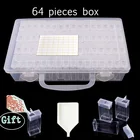 28 64 сетки пластиковый ящик-органайзер Медицина Чехол алмазов картина ящик для хранения вышивки Чехол ювелирные изделия Аксессуары для инструментов