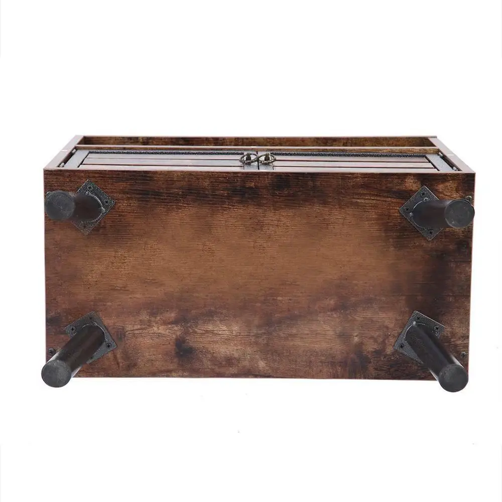 

Vintage Bedside Tables Sofa Bedside Wooden Cabinet Rustic Nightstand with Storage Organizer for Home Decor Living Room Bedroom