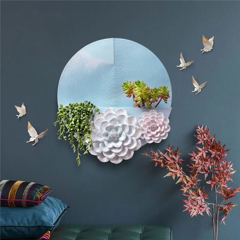 

Chinese Style Stereoscopic Simulation Lotus Resin Wall Clock Creative Multifunction Wall Decoration Living Room Ornaments X2354