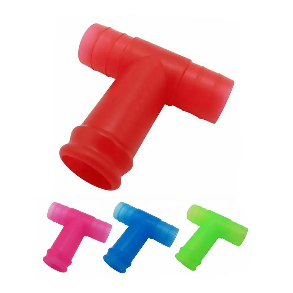 

Three Way Pipe Portable Lightweight Professional Water Pipe Connector Three-dimensional 3 Way Hose Tube for Party Bar Supplies