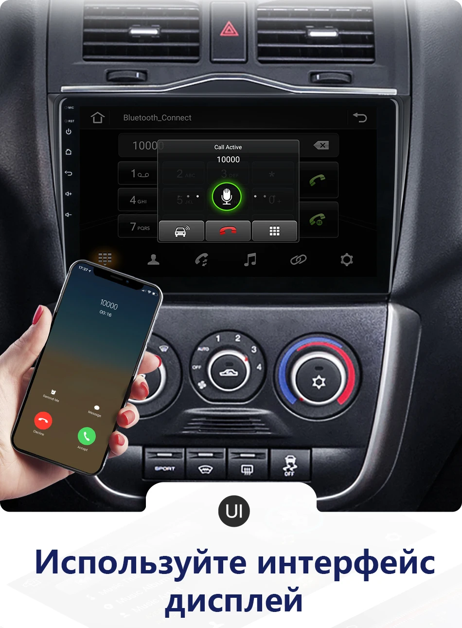 2Din Android 8,1 Автомобильный мультимедийный видео плеер для LADA BA3 Granta Cross DVD аудио система навигация gps 2.5D+ ips 2 Din