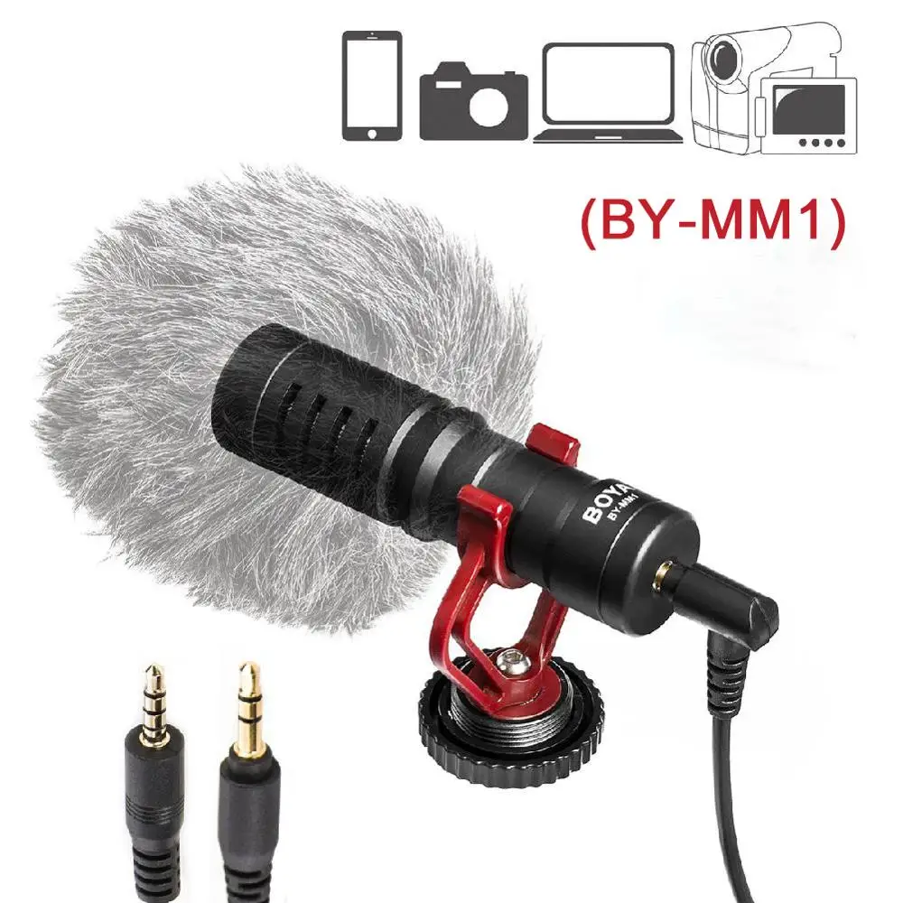 Высококлассная камера микрофон шумоподавление внешний видео дробовик для