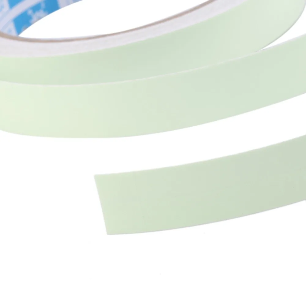 10 м мм светящаяся лента Self-липкая сигнальная Ночное видение светятся в темноте