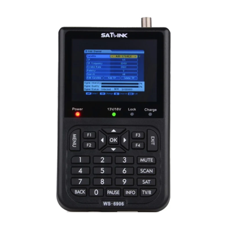Satlink ws-7990 WS-6906 3," DVB-S цифровой ресивер fta спутниковый измеритель высокой четкости спутниковый искатель ws 6906 спутниковый искатель