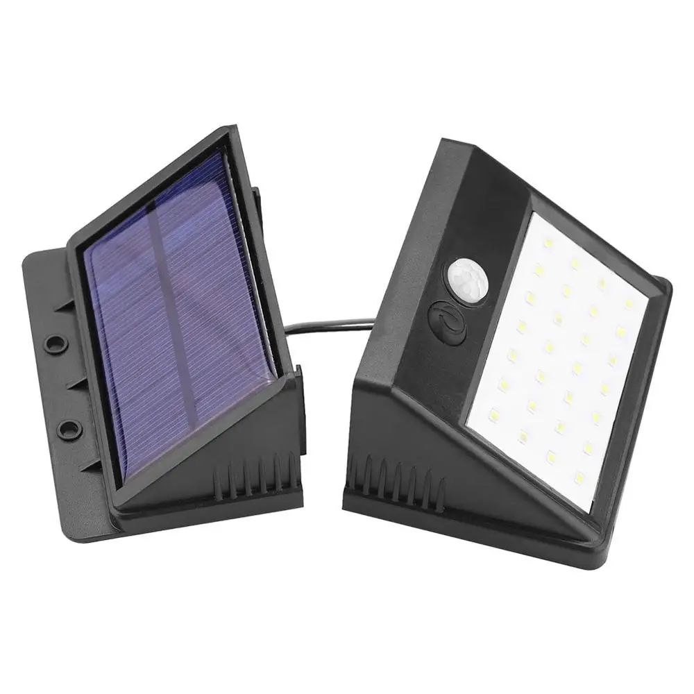 Садовый Солнечный Прожектор Светильник 28LED солнечная панель с 3 м кабелем прожектор светильник Настенный