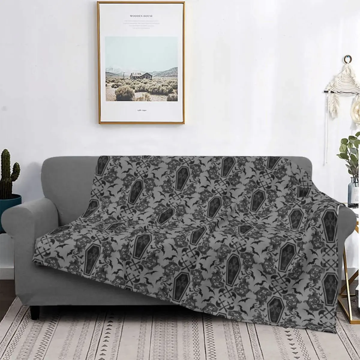 

Manta de Murcielago vampiro, colcha para cama