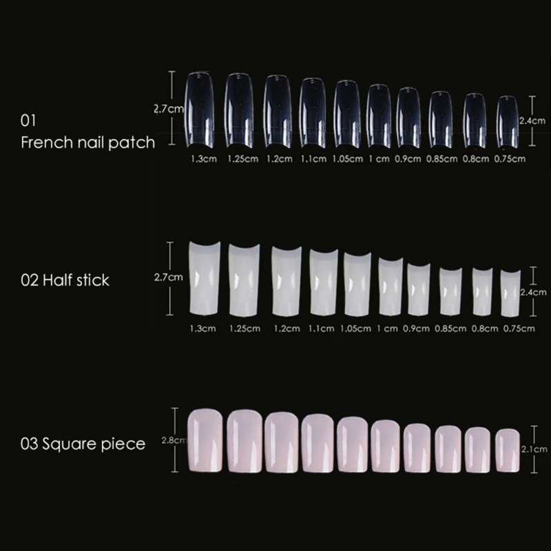 Накладные ногти для моделирования сделай сам сверхдлинные желеобразные