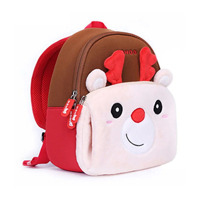 Школьные ранцы с изображением рождественского лося для детей милые детского