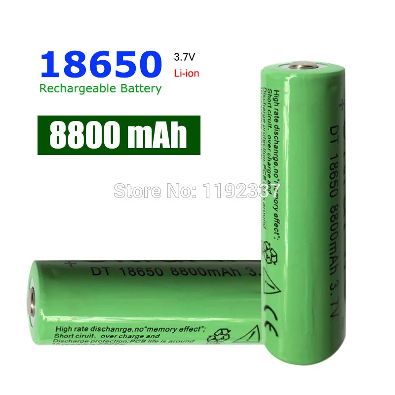 12 шт 8800mah 18650 аккумуляторная батарея 3 7 v литий-ионные аккумуляторы используемые