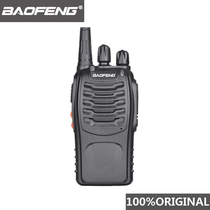 100% Оригинал Baofeng BF 888s иди и болтай Walkie Talkie UHF BF888s 5 Вт 16CH Портативный 400 470 МГц 888S CB