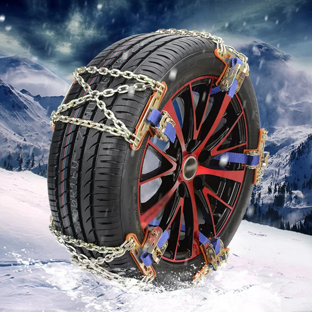Автомобильные снежные цепи для шин универсальные автомобильных портативные