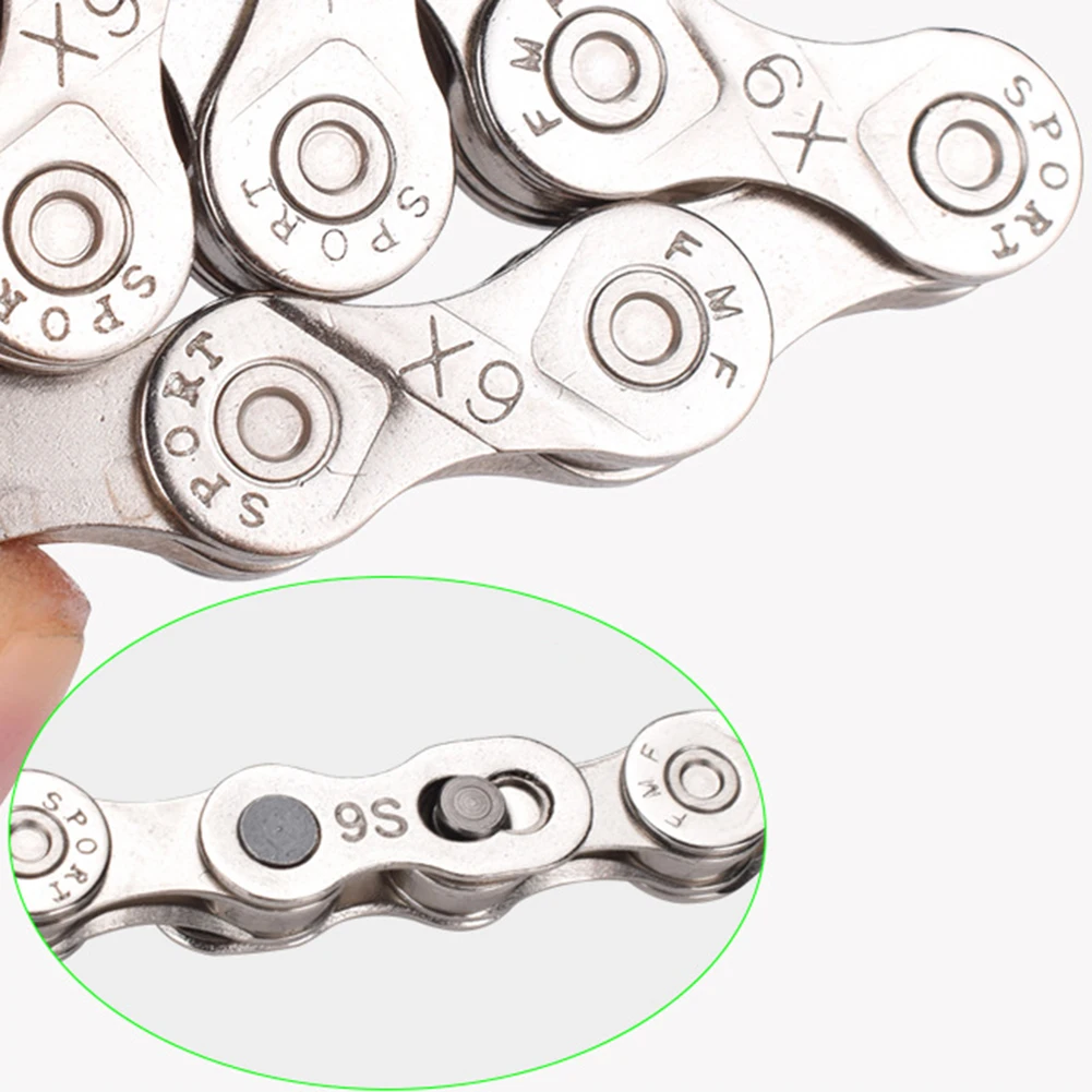 Велосипедная цепь Velocidade с титановым покрытием для горных велосипедов 7 8 9 10