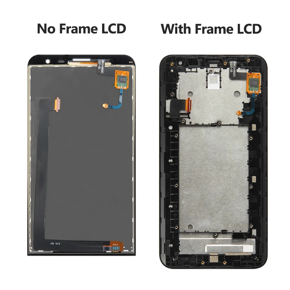Сенсорный ЖК экран 6 дюймов для Asus ZenFone 2 Laser ZE601KL 601KL Z011D сменный дигитайзер с рамкой