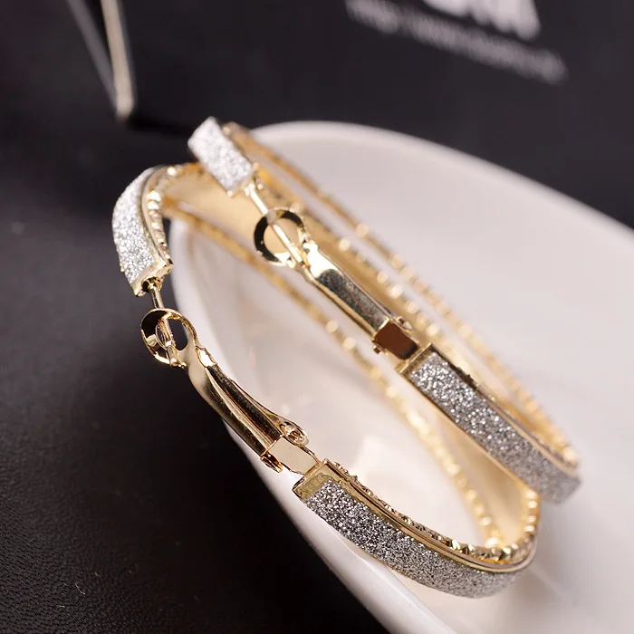 

Новые модные круглые серьги, блестящие свадебные ювелирные изделия для помолвки, элегантные женские серьги, отличный подарок, аксессуары