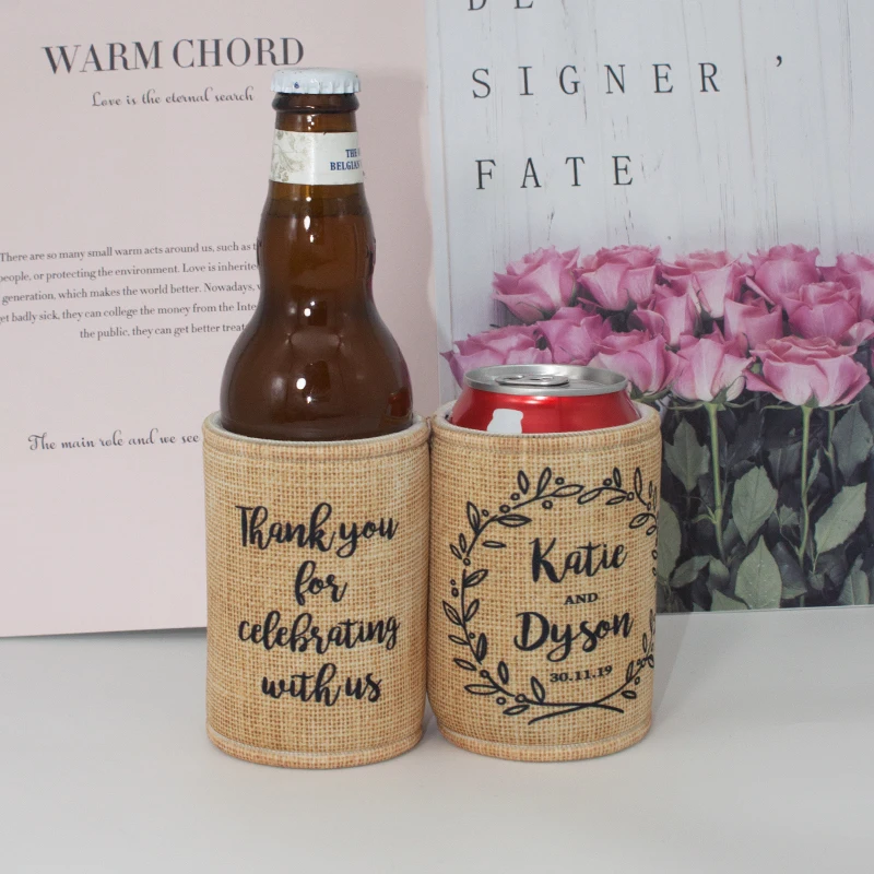 200 шт./лот сделай сам индивидуальный принт вашего логотипа пивная баночка