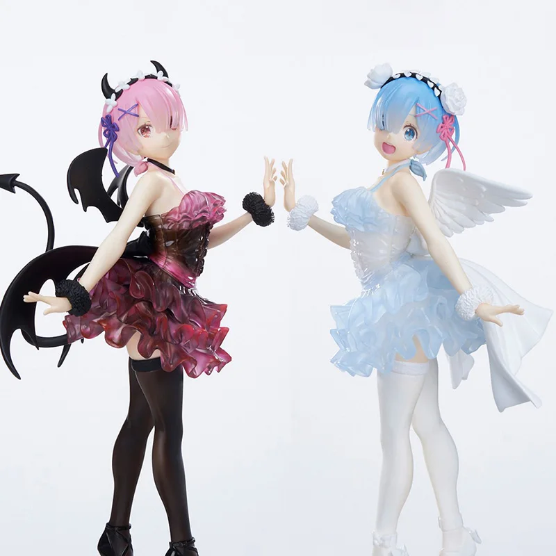 Экшн-фигурки из аниме Re:Life In A другой мир фигурки Рем демон ангел версия стоящая