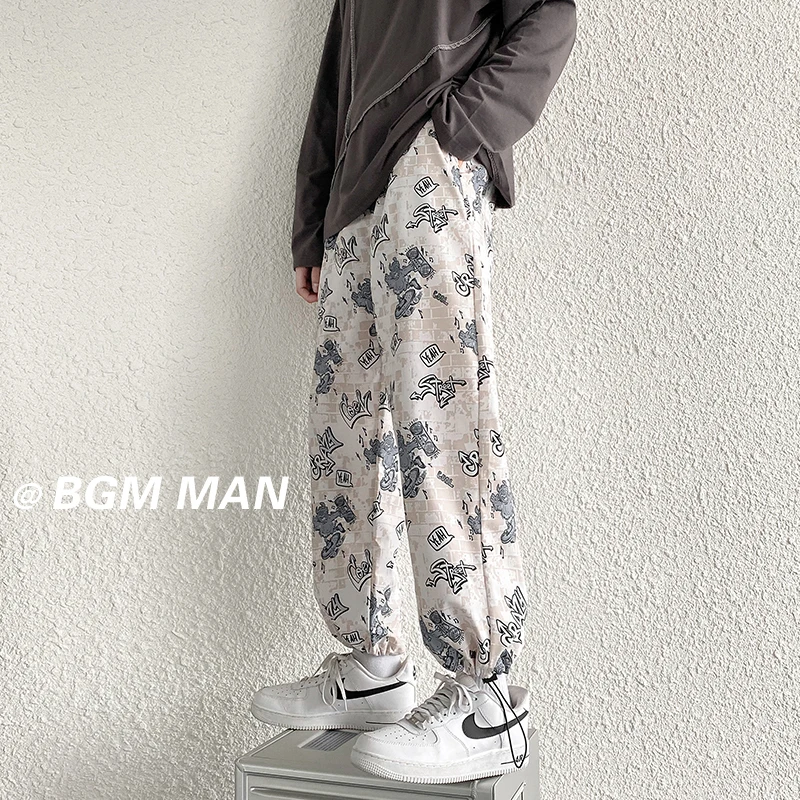 

Уличная одежда 2021, брюки-карго в стиле хип-хоп на шнуровке, брюки для мужчин и женщин, джоггеры с вышивкой буквами, брюки, повседневные брюки-...