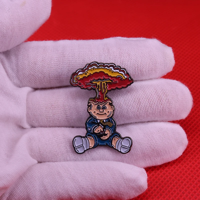 Игрушка значок бабочка из мусора забавная ностальгическая подарочная|Броши| |