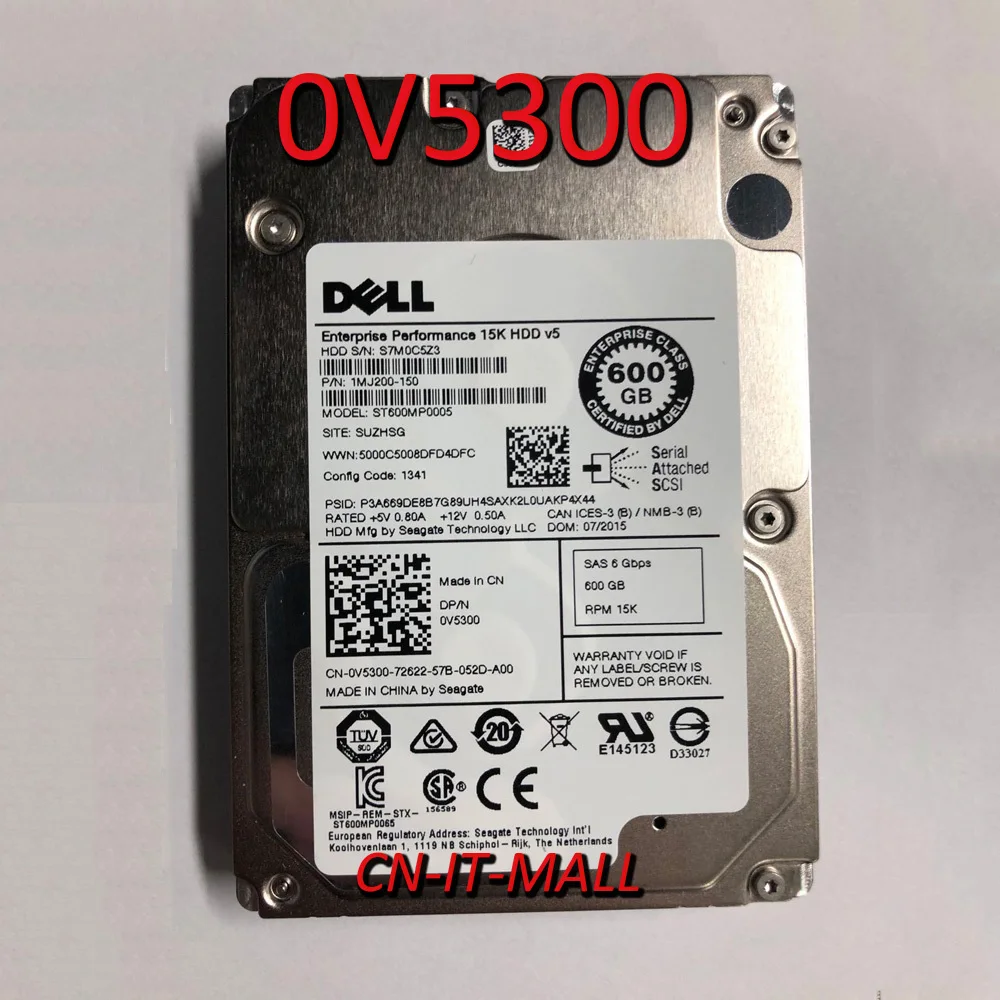 

2.5 V5300 0V5300 15K 6G 600GB ST600MP0005 Hard Drive