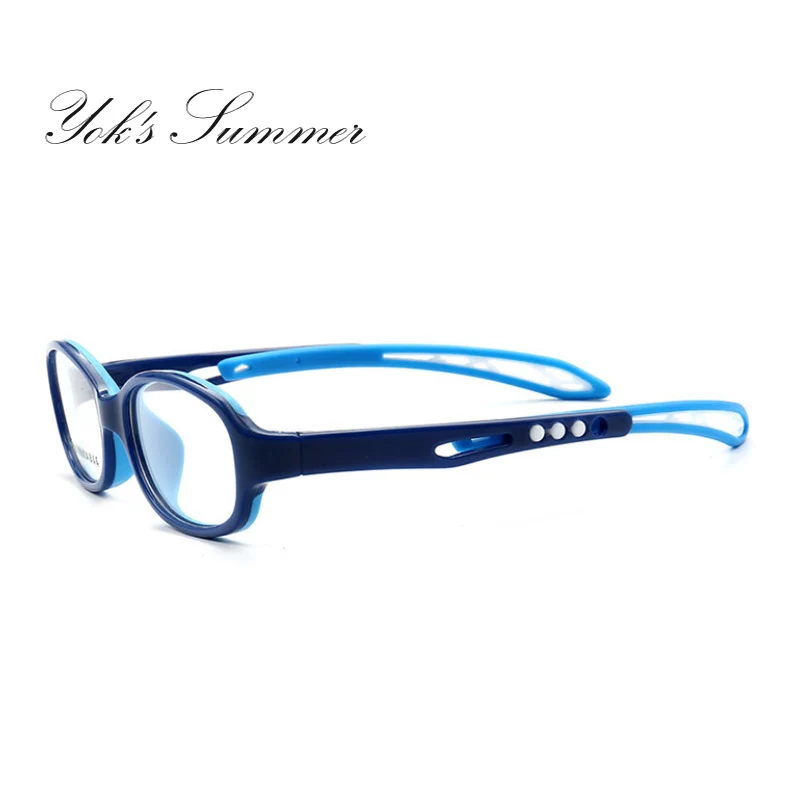 YOK'S мальчик девочка синий светильник блокирующие очки дети регулируемые ноги