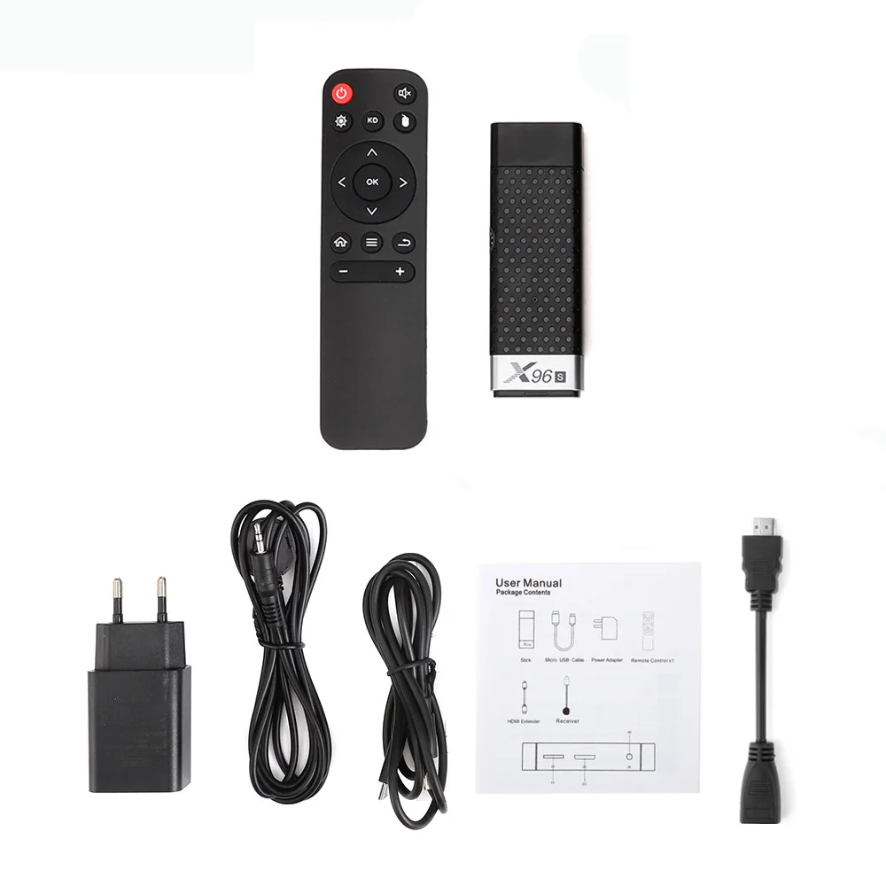 

TV Stick Android 9.0 X96S 4GB 32GB Amlogic S905Y2 Quad Core 4K 2.4G 5G Dual Wifi BT 4.2 1080P Stick TV X96 Android Box 2GB 16GB