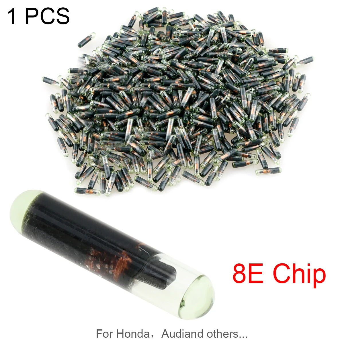 Пустой ID8E стеклянный чип приемопередающий ключа автомобиля подходит для Honda